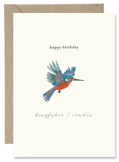 Paper Gull  Birthday Kingfisher/Cruidin P188