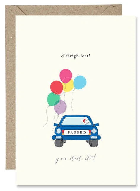 Paper Gull D'eirigh Leat/ You did it P193