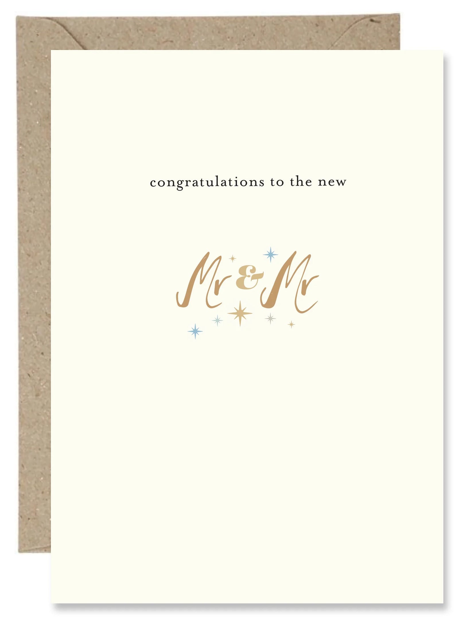Paper Gull Congratulations Mr & Mr P212