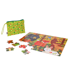 Double Sided On-The-Go Puzzle, Woodland