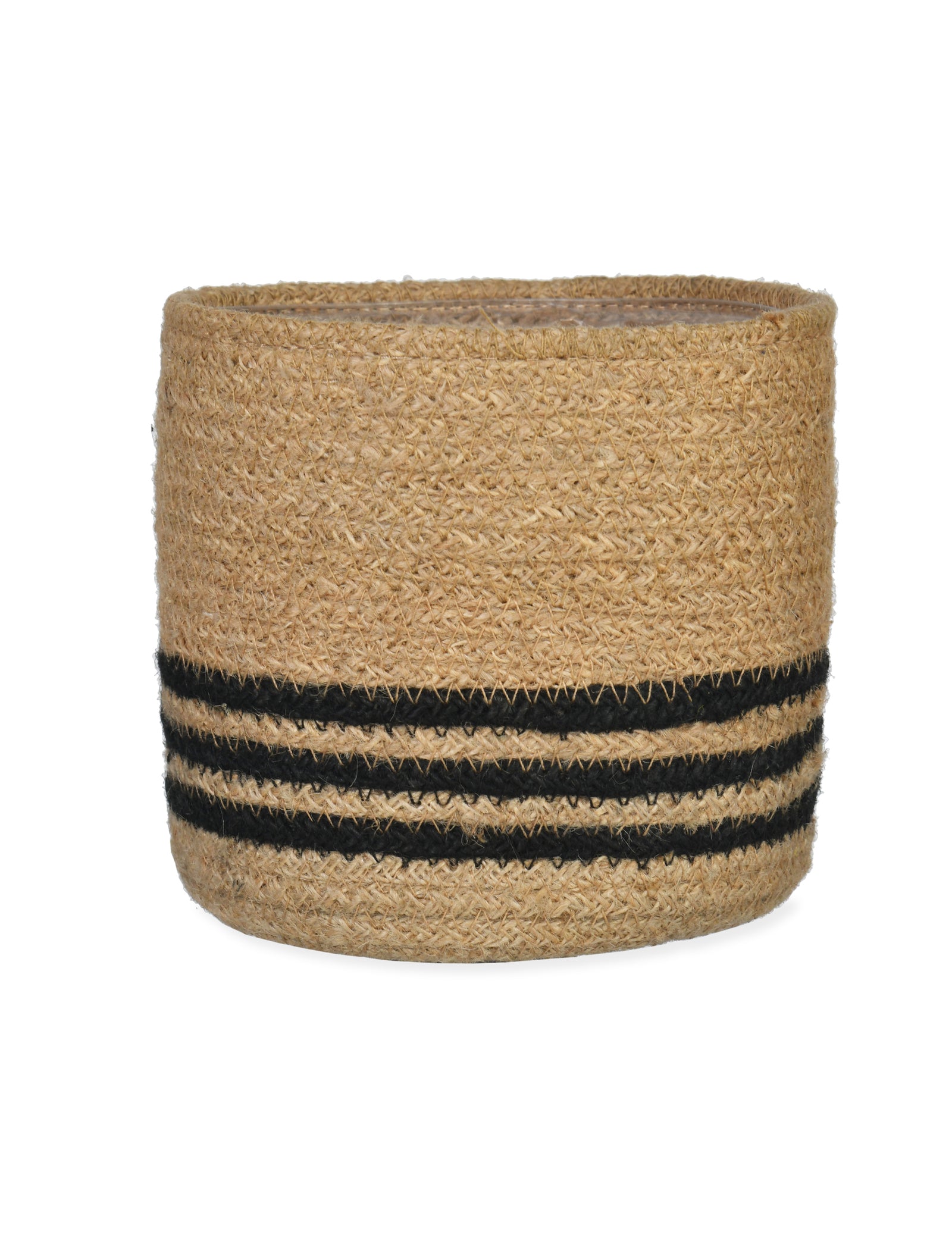 Jute Striped Plant Pot