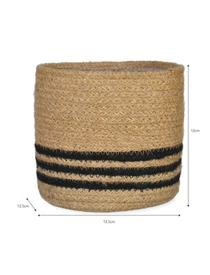Jute Striped Plant Pot