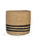 Jute Striped Plant Pot