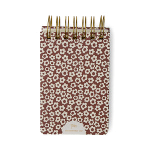 Chunky Notepad - Burgundy Floral