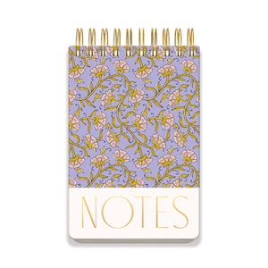 Chunky Notepad - Purple Vintage Floral