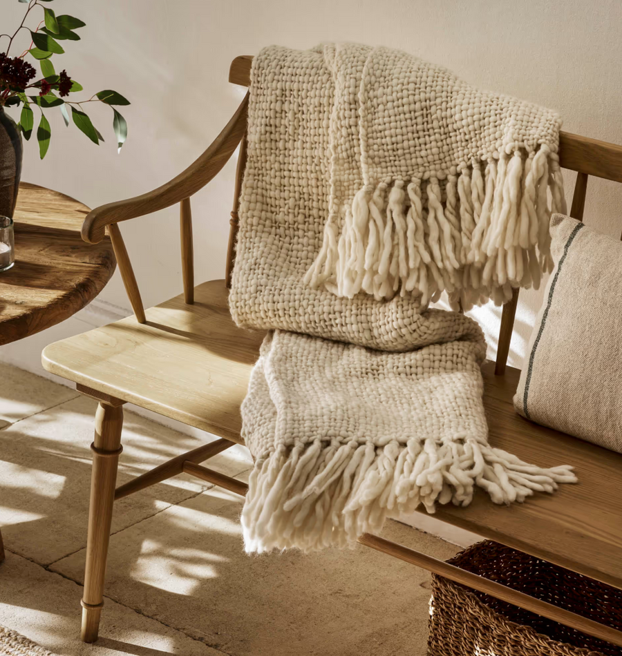 Chunky Knit Throw