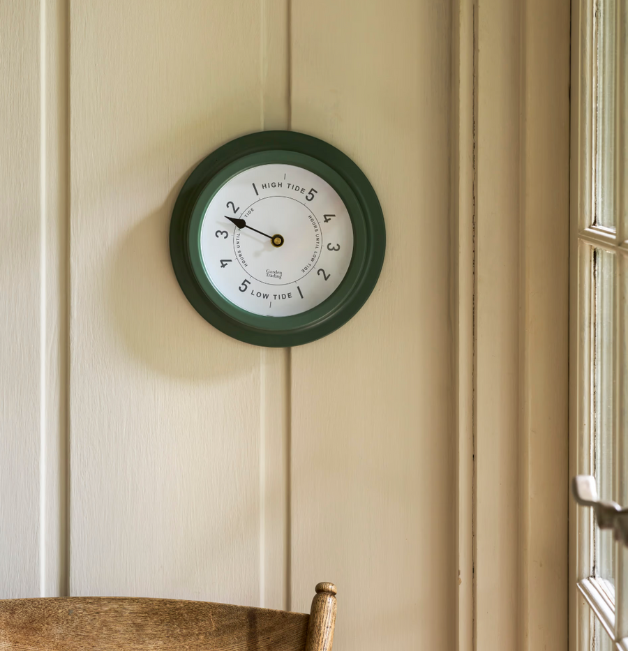 NEW Tide Clock - Thistle Green