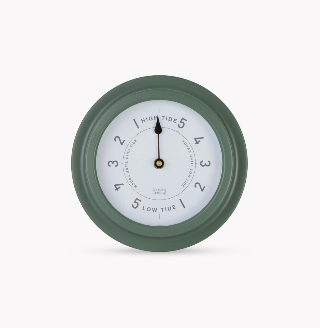 NEW Tide Clock - Thistle Green