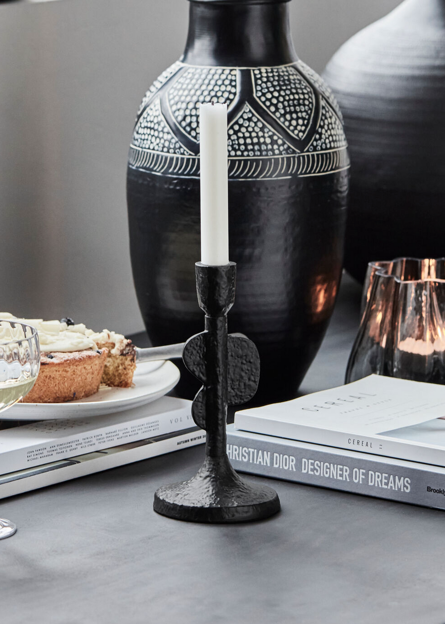 Donna Candle Stand, Black