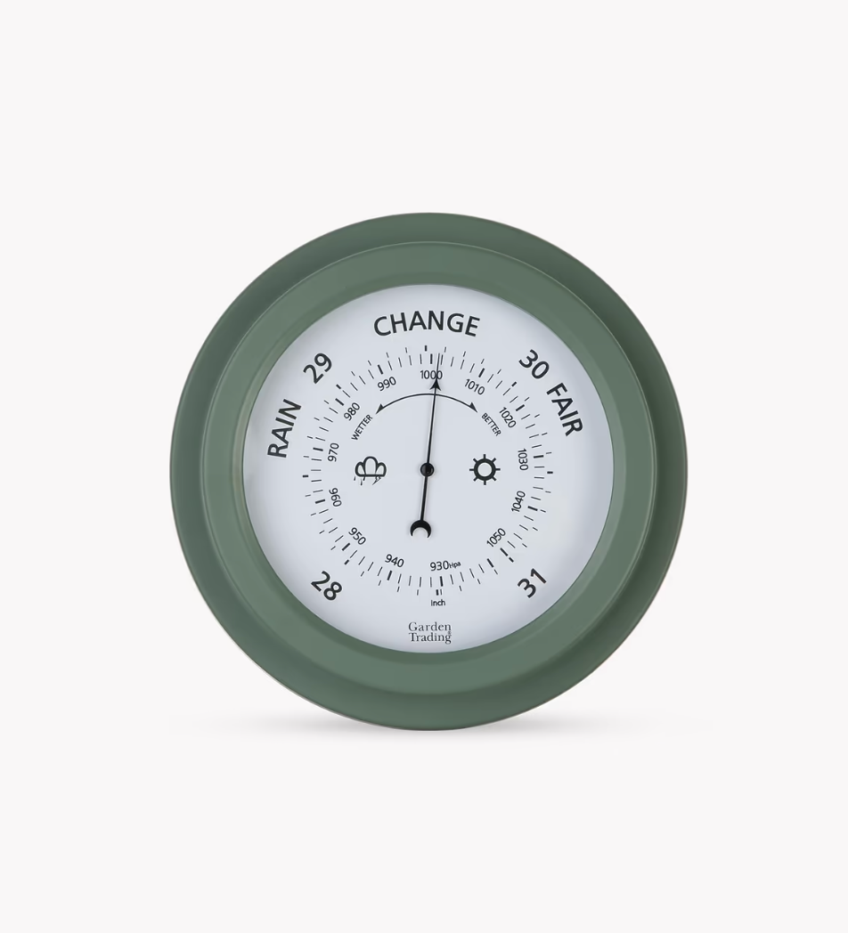 NEW Barometer - Thistle Green
