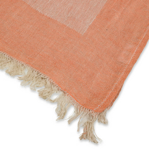 Uashmama Linen Scarf, Terracotta