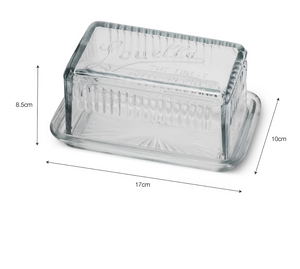 Louella Butter Dish Glass