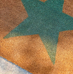 Doormat Star, Coir & Rosemary, Large