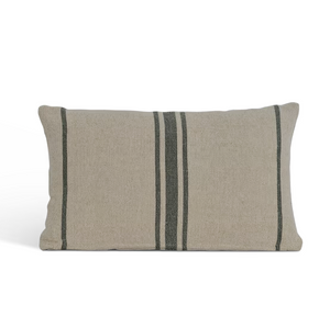 Stripe Cushion, Forest Green
