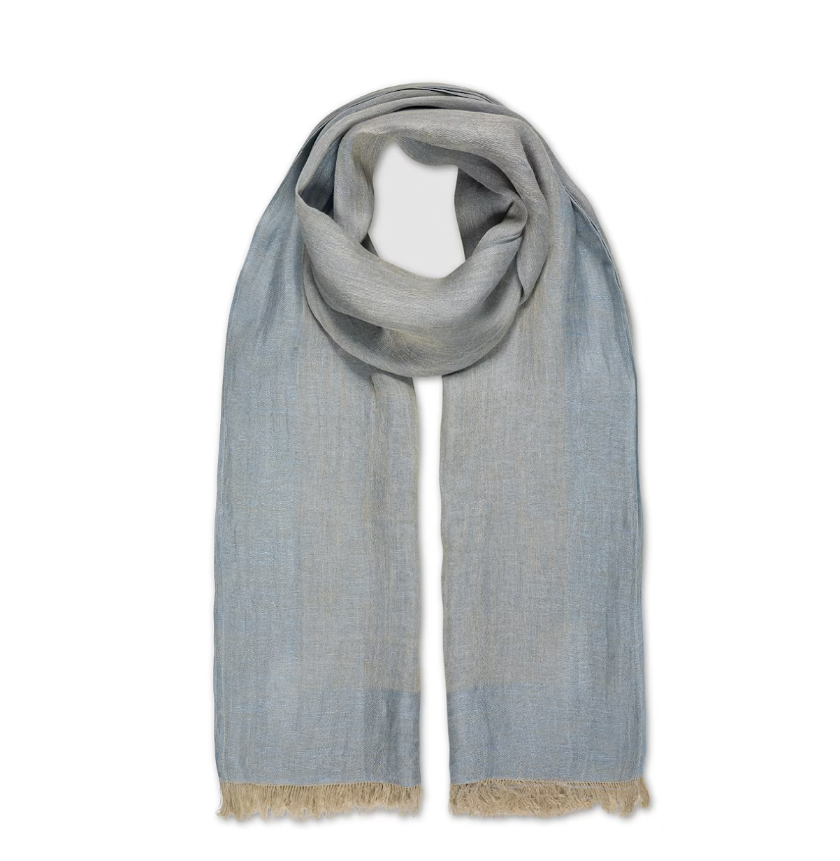 Uashmama Linen Scarf, Blue
