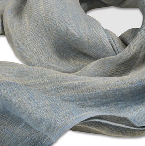 Uashmama Linen Scarf, Blue