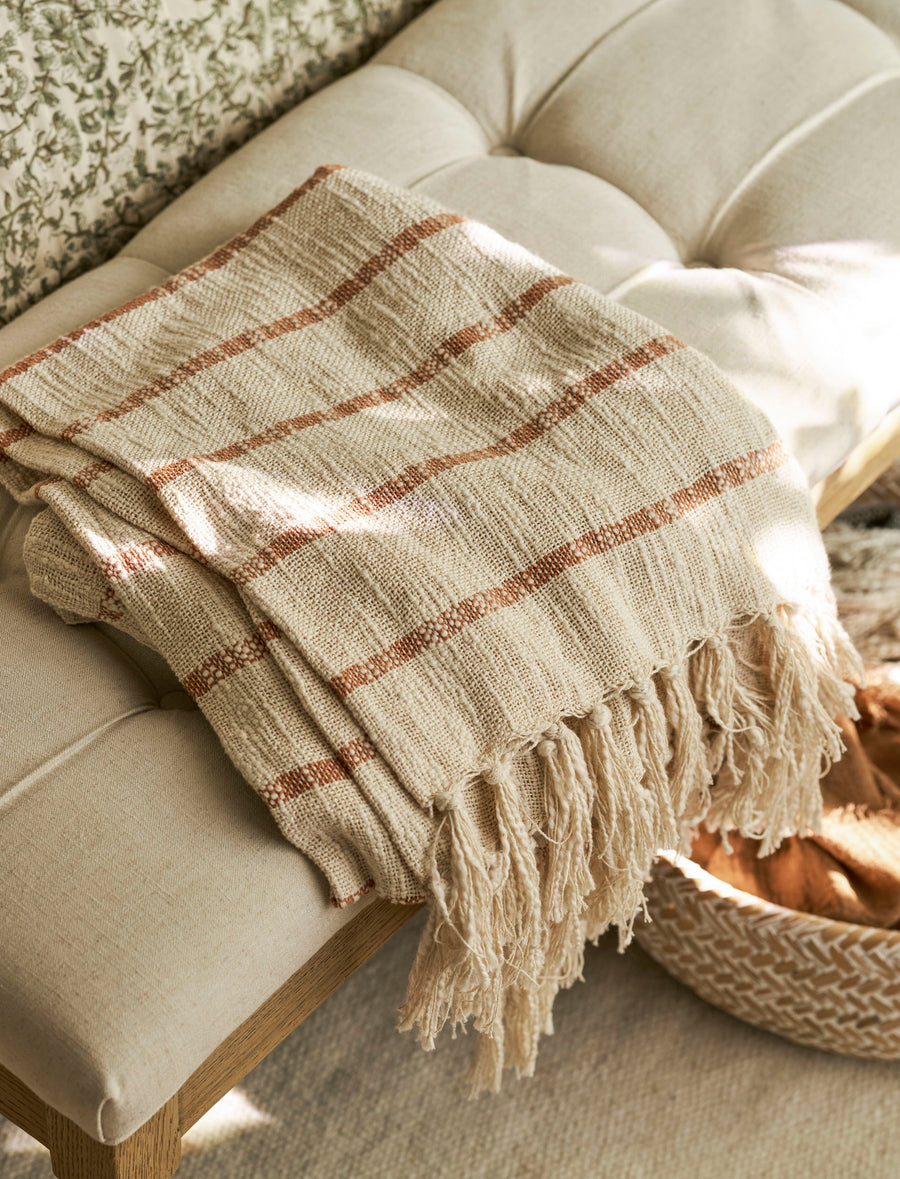 Striped Throw