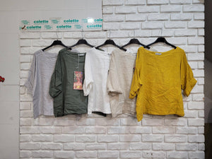 Colette Linen Top