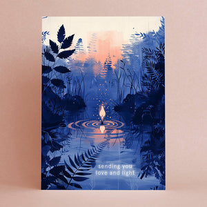 Sending you love and light | Sympathy Card
