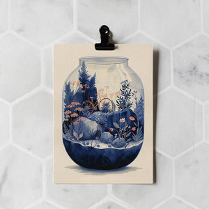 You are my world - Terrarium | Love Card | Plant Lovers Card