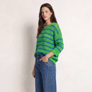 Striped Knit Sweater