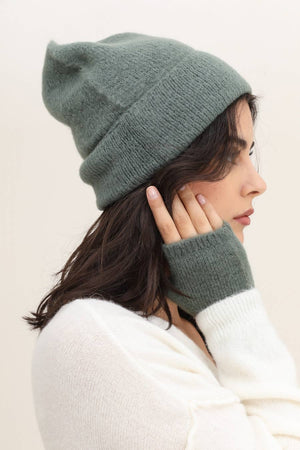 Soft Alpaca Hat, Khaki