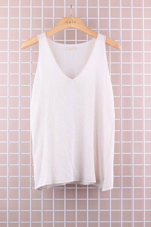 Nais Cotton V Neck Tank Top