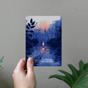 Sending you love and light | Sympathy Card