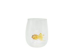 Handmade Drinking Glass, Goldfish