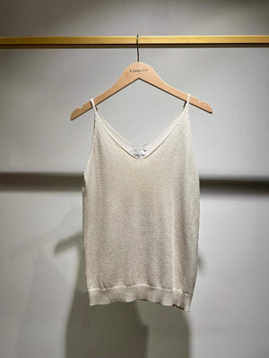 Shiny lurex tank top - 8752