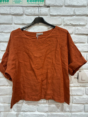 Colette Linen Top