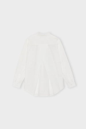 Gaia shirt poplin - white