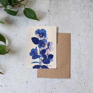Viola | Everyday Greeting Card | birth month flower birthday