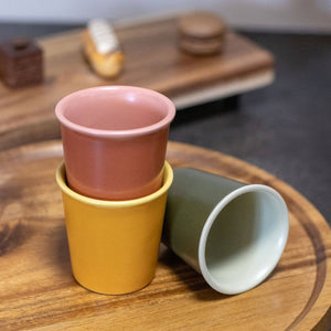 Outo espresso cup 8cl
Made of yellow sandstone