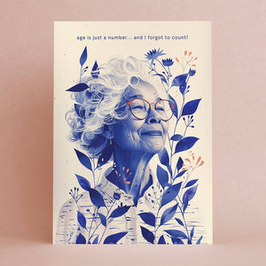 Age is just a number | Funny Birthday Cards