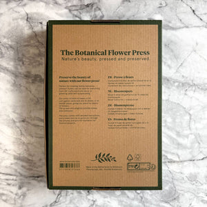 The Botanical Flower Press – Linen Cover & Gold Foil