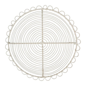 Traditional Wire Trivet - White