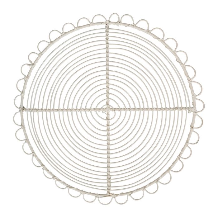 Traditional Wire Trivet - White
