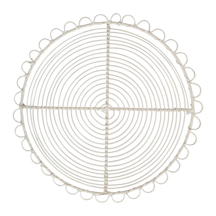 Traditional Wire Trivet - White