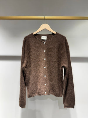 Fluffy wool & cashmere cardigan - 6536