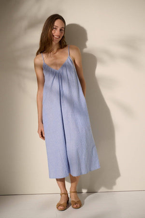 Solace dress stripe
