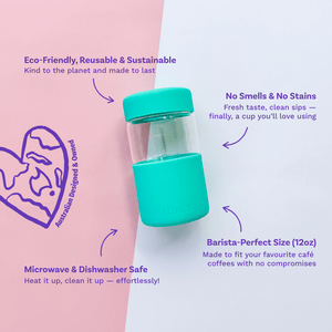 Original Reusable Coffee Cup 12oz - Seafoam