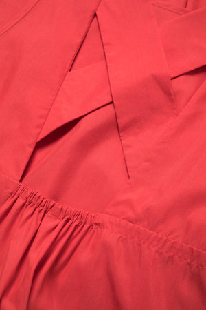 Plain Dress with Crossed Back Detail  (405616-30)