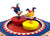 Dancing Acrobates Music Box