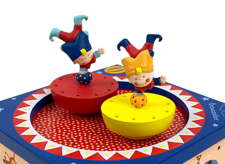 Dancing Acrobates Music Box