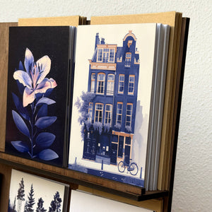 Wisteria on the canal house | Everyday Greeting Card | Dutch