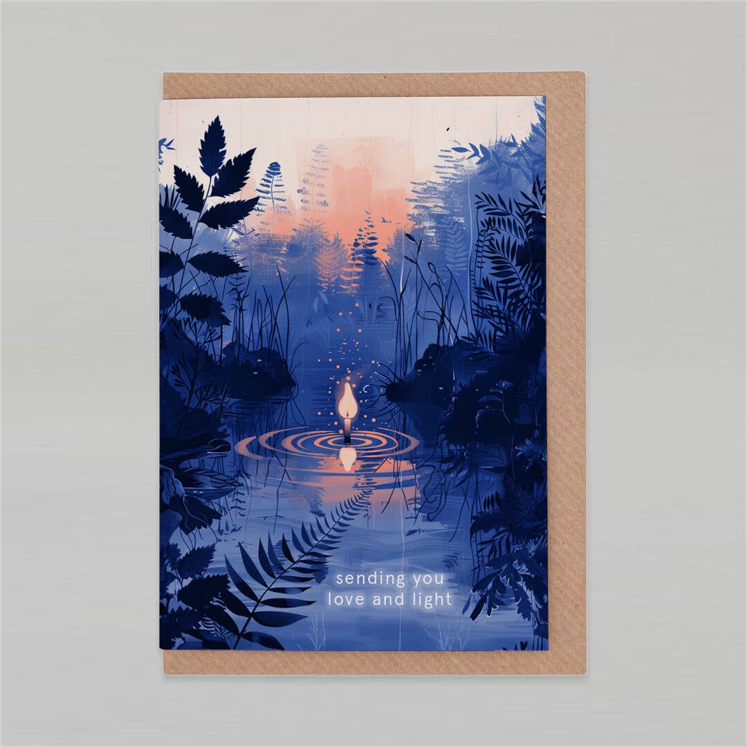 Sending you love and light | Sympathy Card