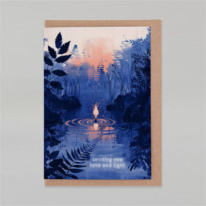 Sending you love and light | Sympathy Card
