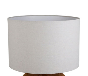 Amber & Linen Lamp