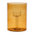 Amber Glass Tea Light Holder